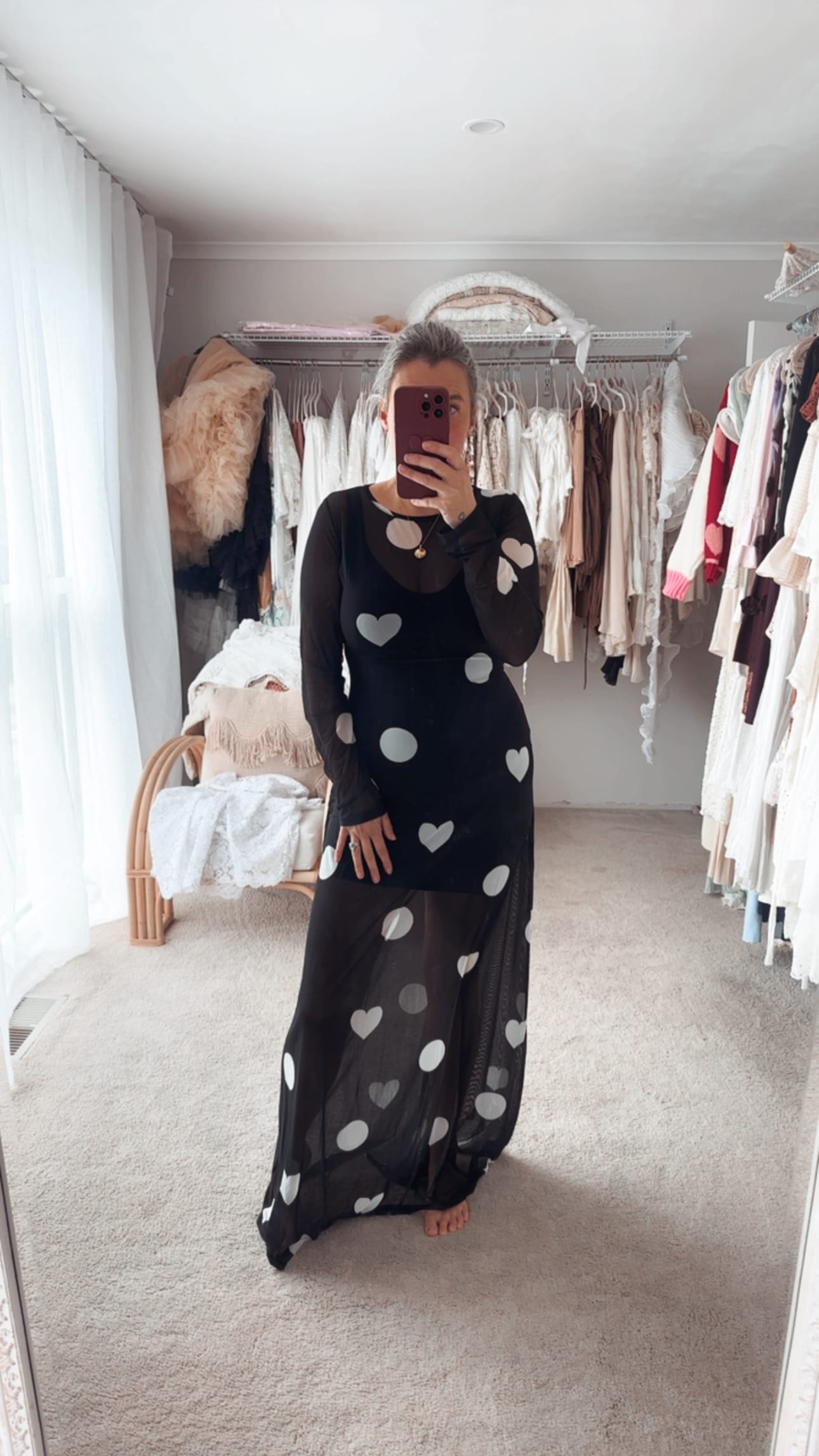 Love Me Mesh Baby Shower Dress