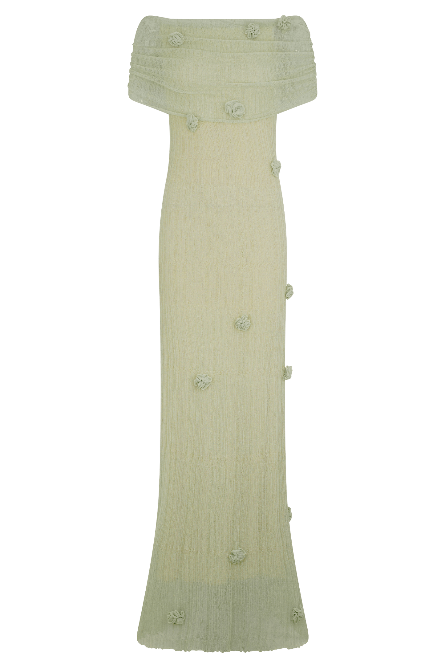 Meshki Brynn Orchid knit Maxi Dress - Sage