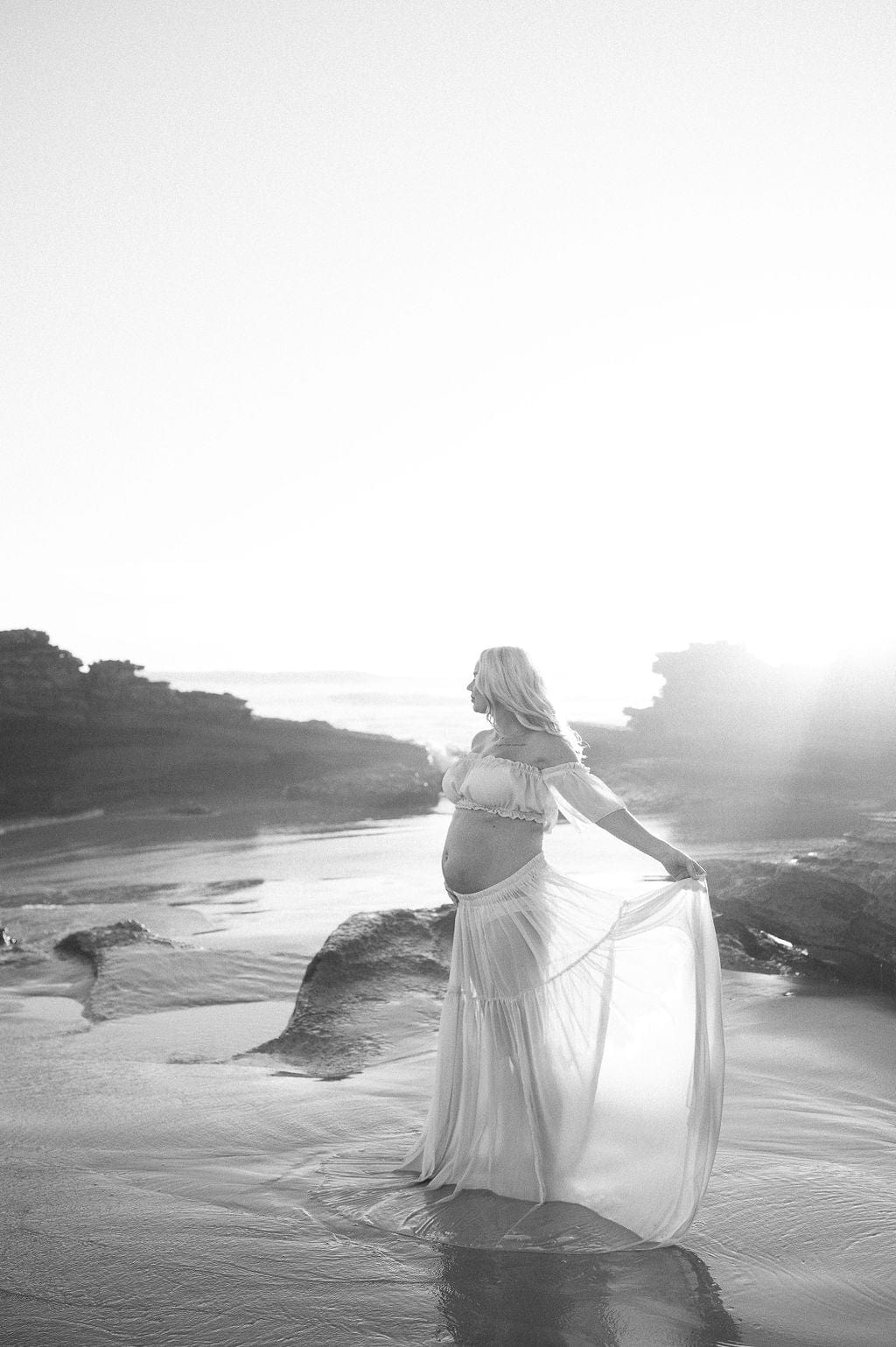 Dalia Two Piece Set - Maternity Photoshoot Dress - Wedding Dress Two Piece