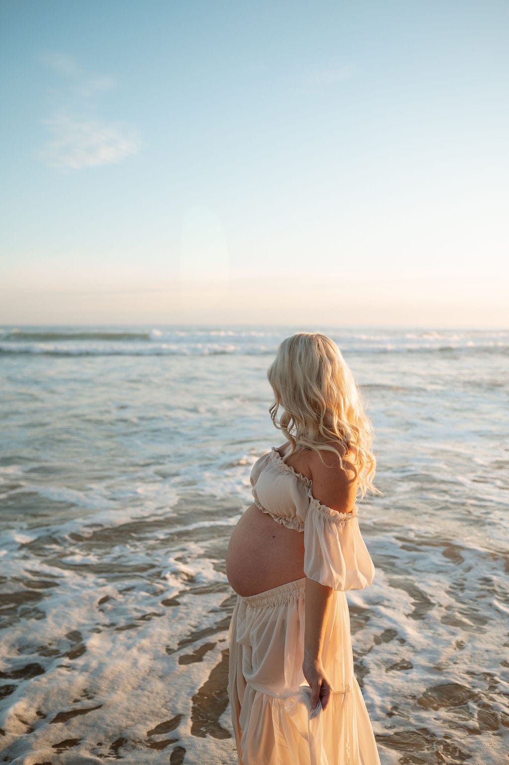 Two Piece Maternity Photoshoot Dress Hire - Dalia Two Piece set