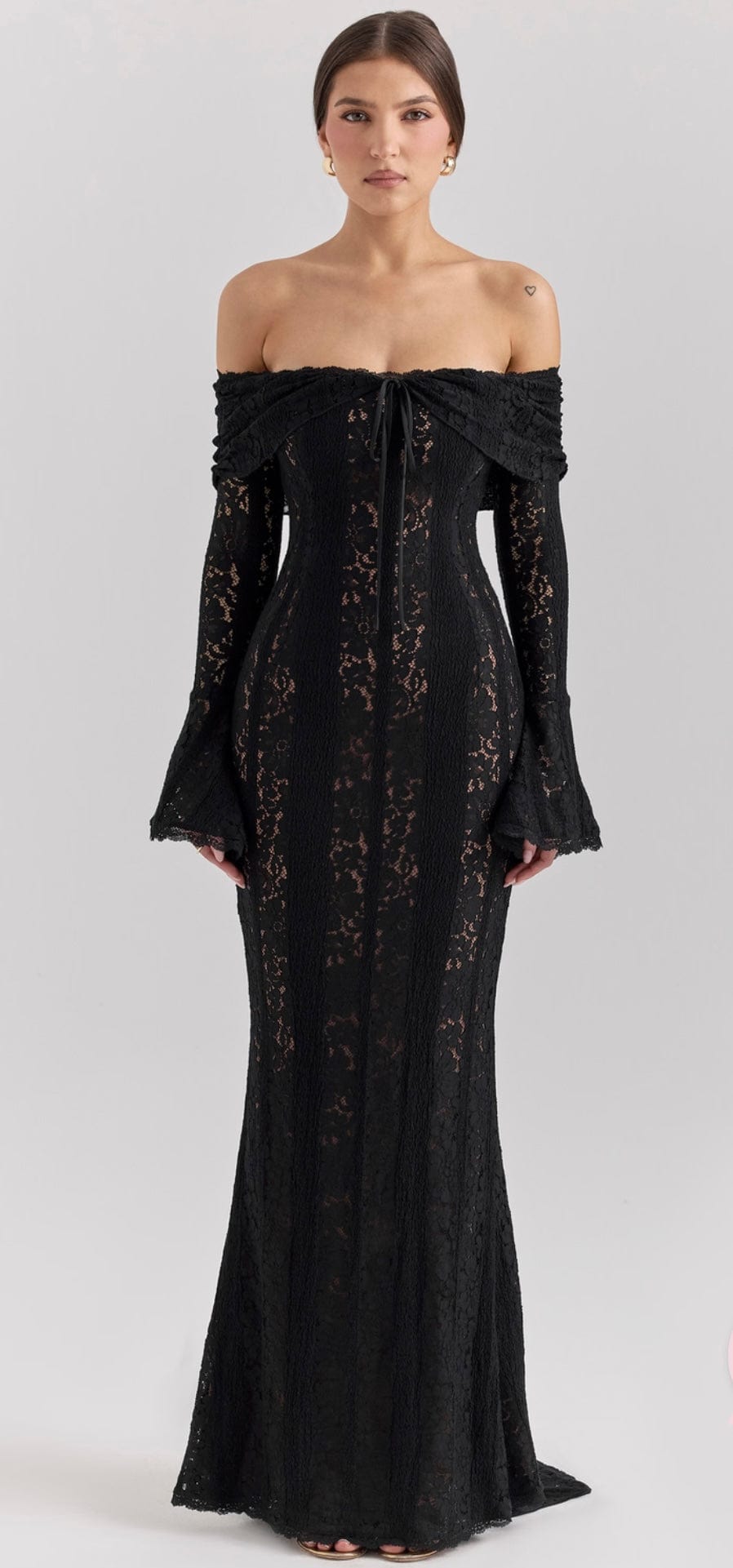 House Of CB London Belle Dress ~ Black