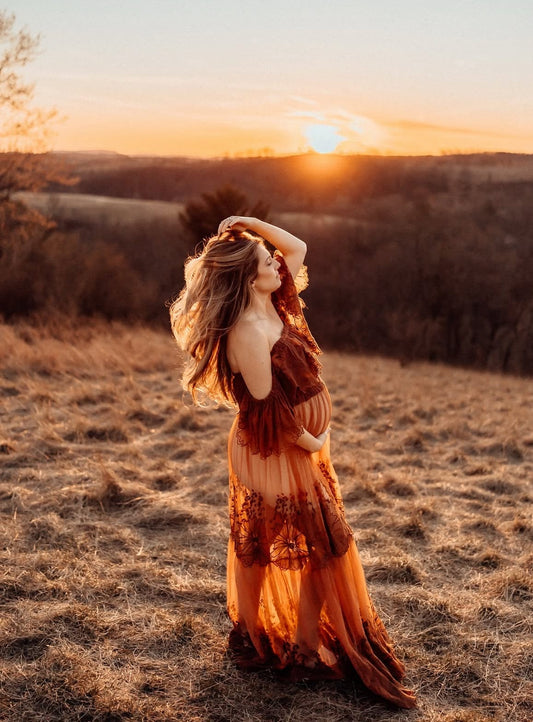 We Are Reclamation Euphoria Off the Shoulder Gown