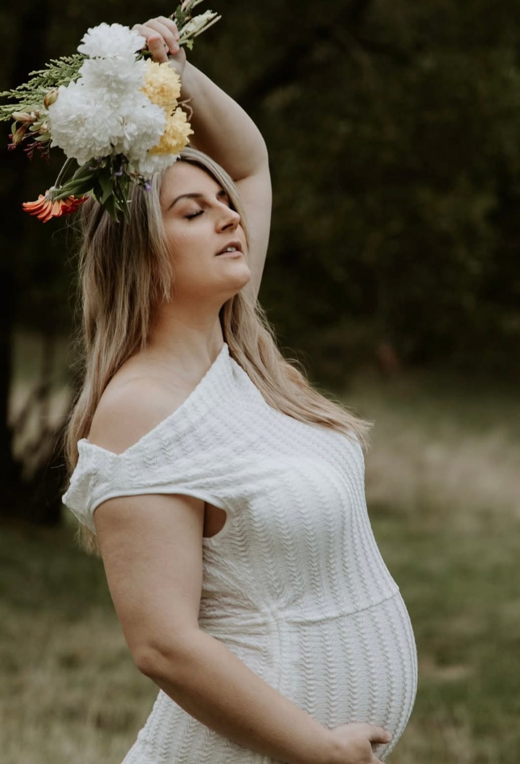 Avery Dress - Baby Shower Dress - Maternity Photoshoot Dress