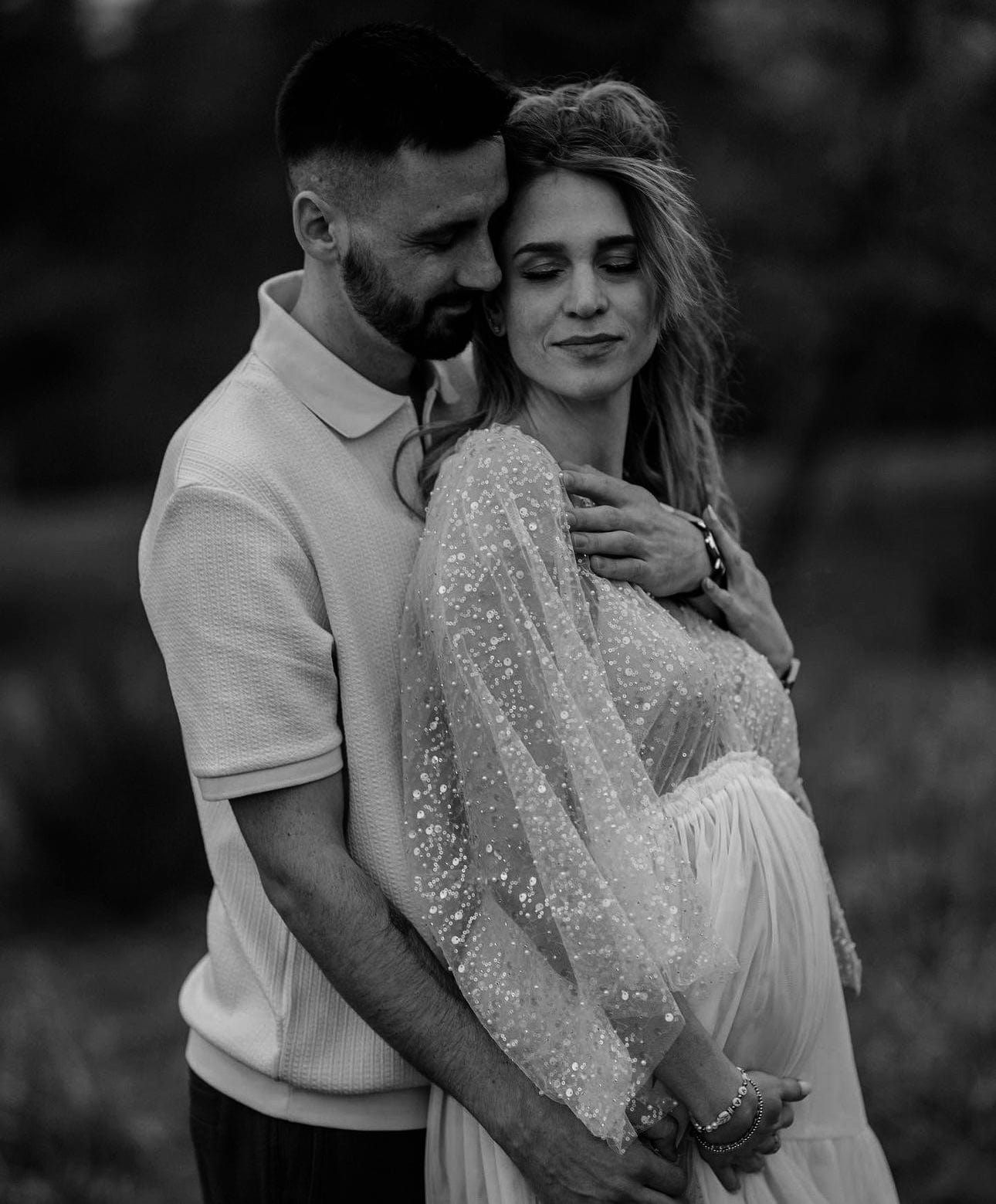 Isadora Sparkly Dress - Maternity Photoshoot Dress - Photoshoot Dress - Elopement Dress