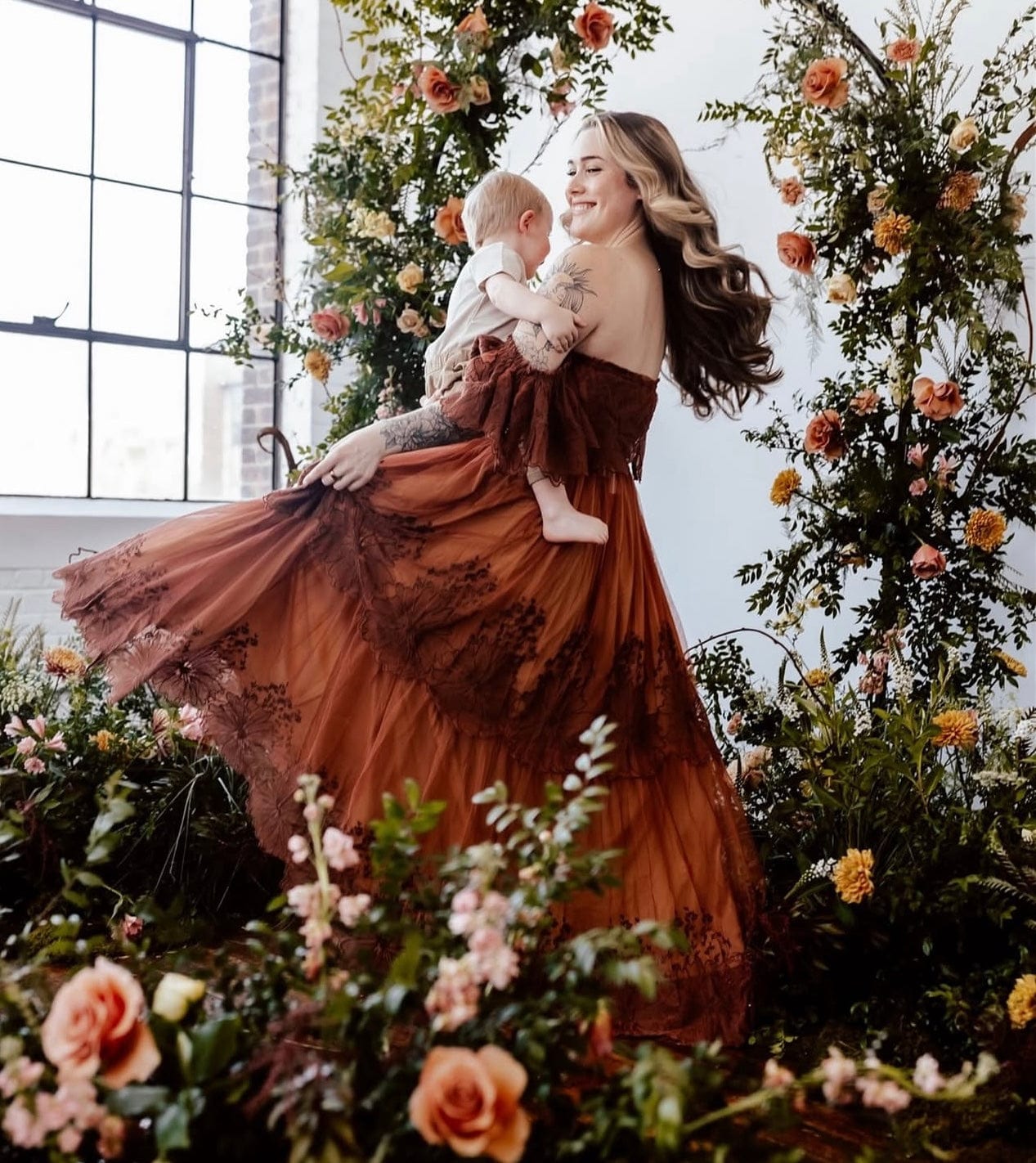 We Are Reclamation Euphoria Off the Shoulder Gown