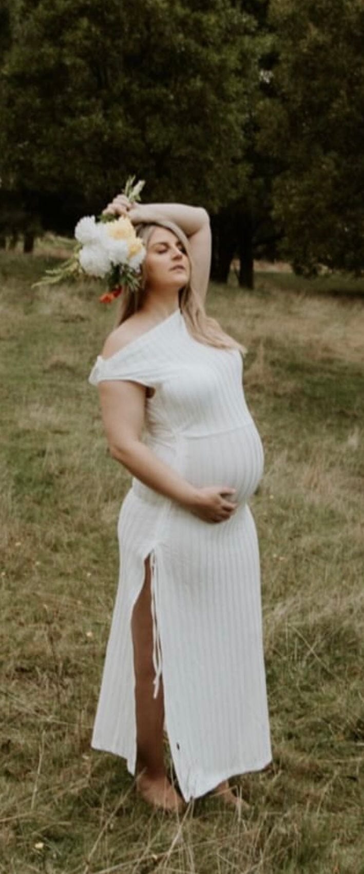 Avery Dress - Baby Shower Dress - Maternity Photoshoot Dress