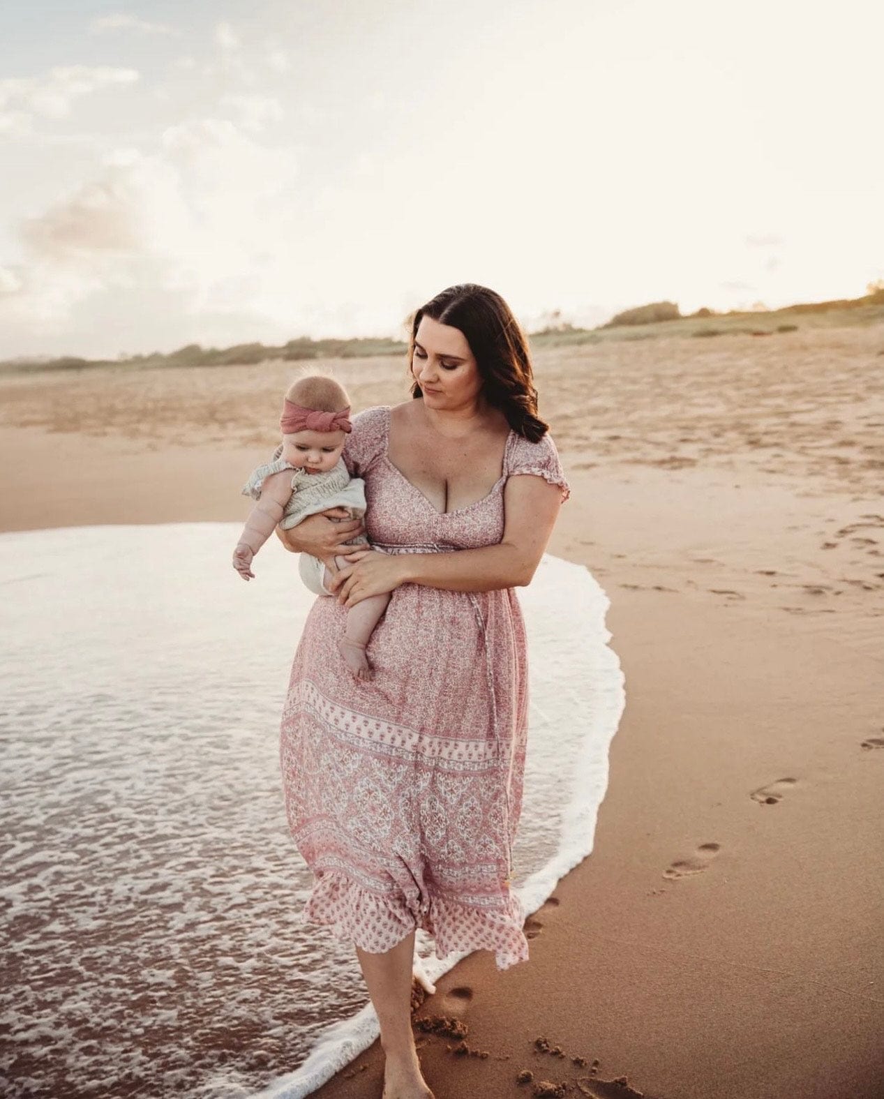 Coven & Co Bloom True Romance Gown - Maternity Photoshoot Dress - Baby Shower Dress