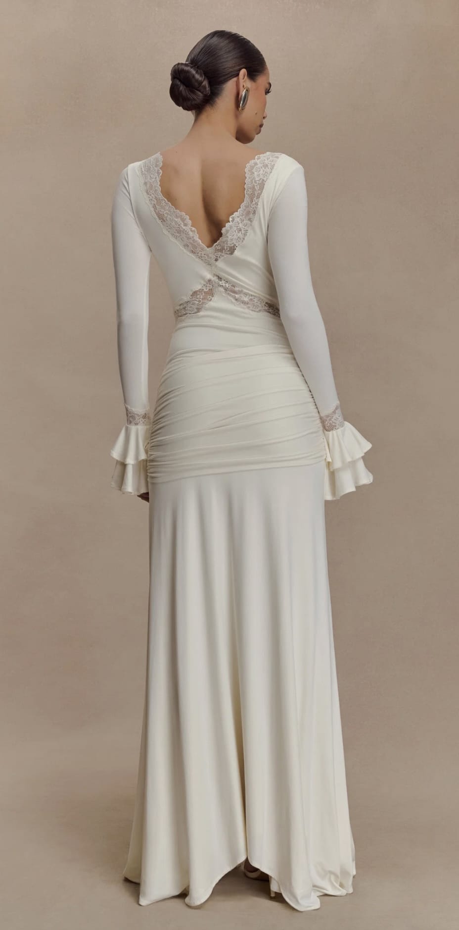 Meshki Electra Dress - Ivory - Baby Shower Dress
