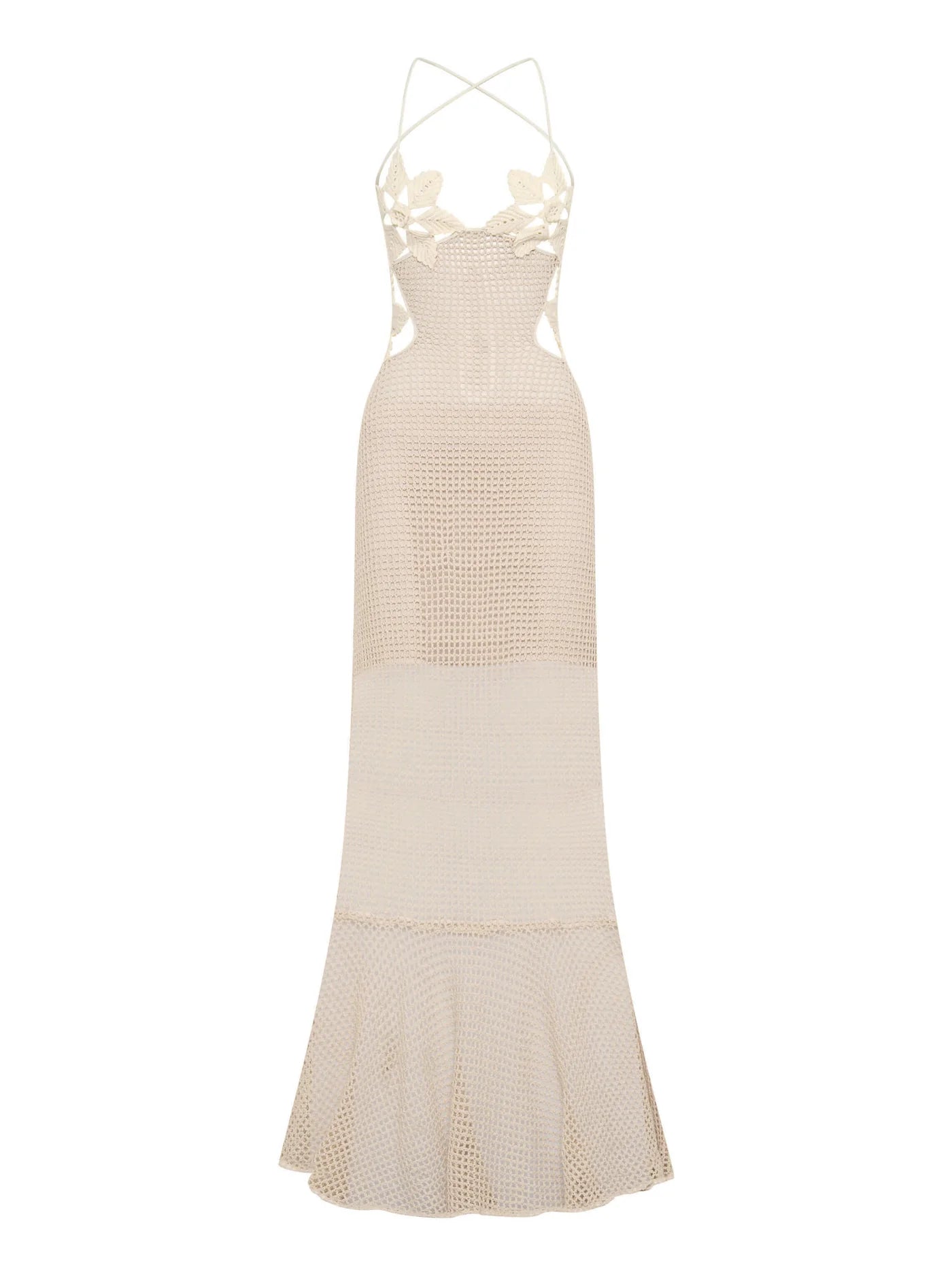 Mona Maxi Mesh Dress - Maternity Photoshoot Dress - Elopement Dress