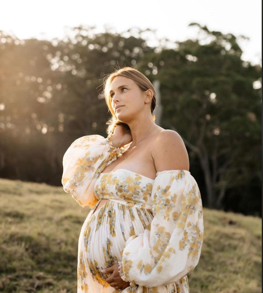 Floral Maternity Dress - Rooh Collective Dress Hire - Rooh Collective Poppy Maxi Dress