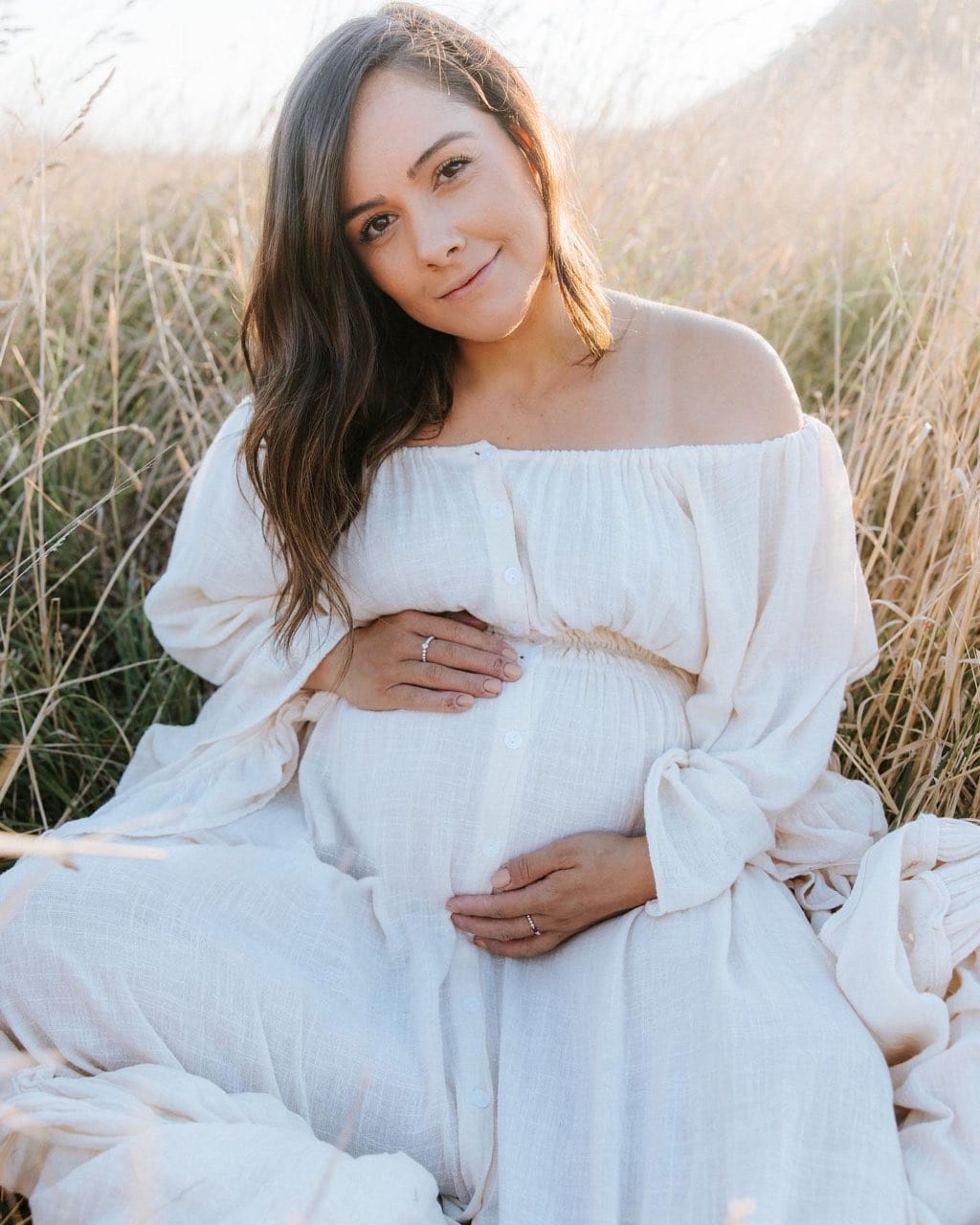 We Are Reclamation Ruffle Me Open Gown - Ivory