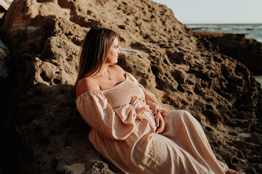 Blush Love Maternity Photoshoot Dress