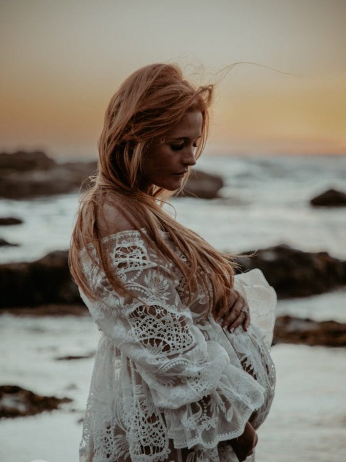 Daphne Lace Maternity Photoshoot Dress