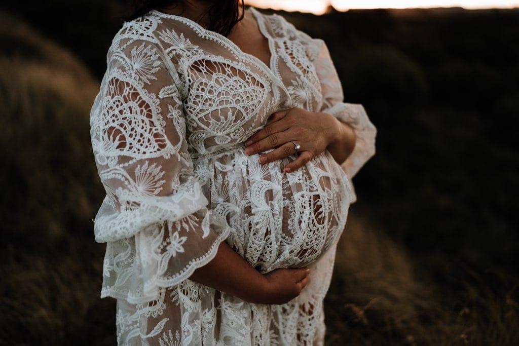 Daphne Lace Maternity Photoshoot Dress