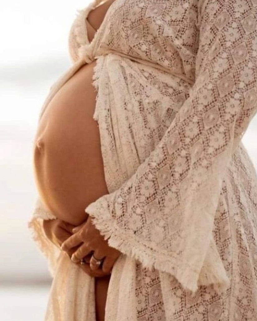 Maternity Dress Hire Australia - Coven and Co Pirate Queen Gown - Lace Wrap Dress