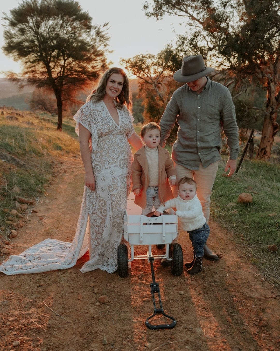 Chloe Lace Dress - Maternity Photoshoot Dress - Elopement Wedding Dress