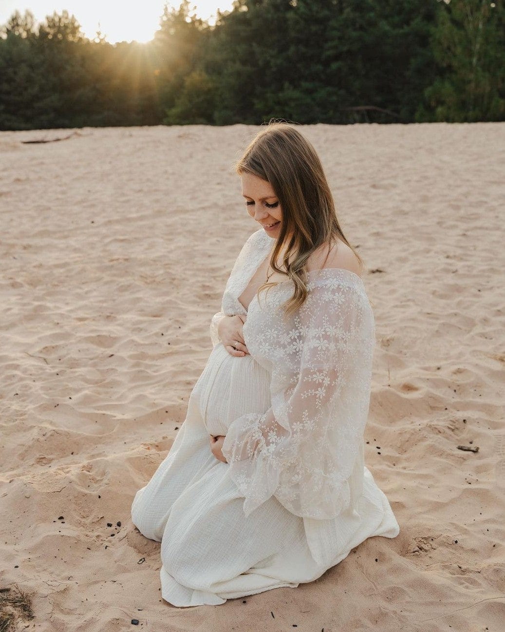 Perle Maternity Photoshoot Dress