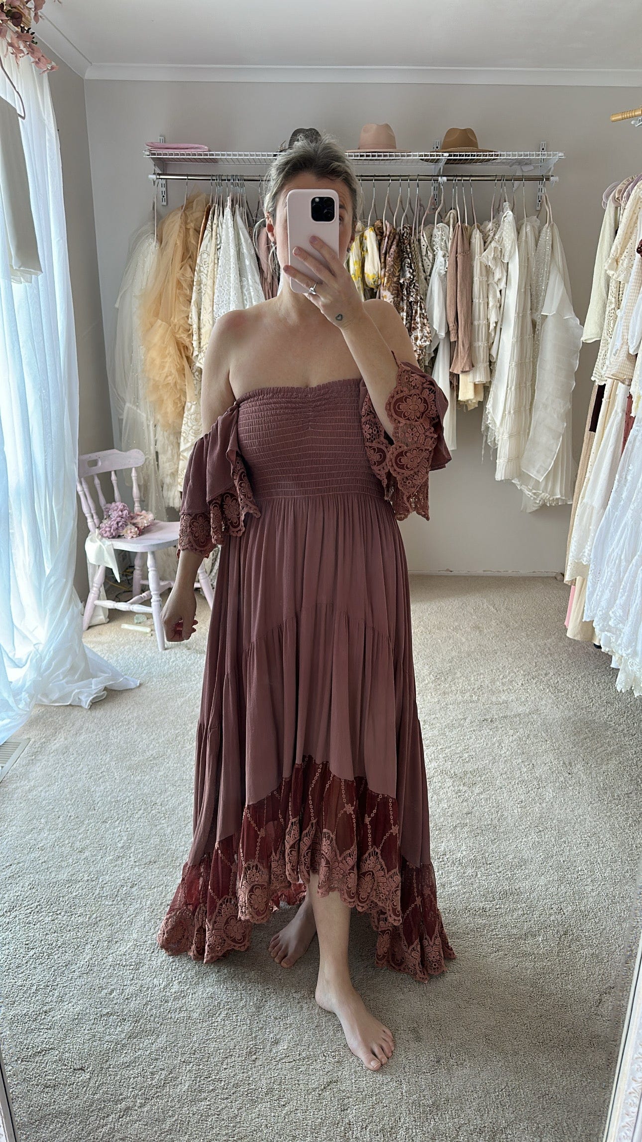 Coven and Co Folklore Gown ~ Rust