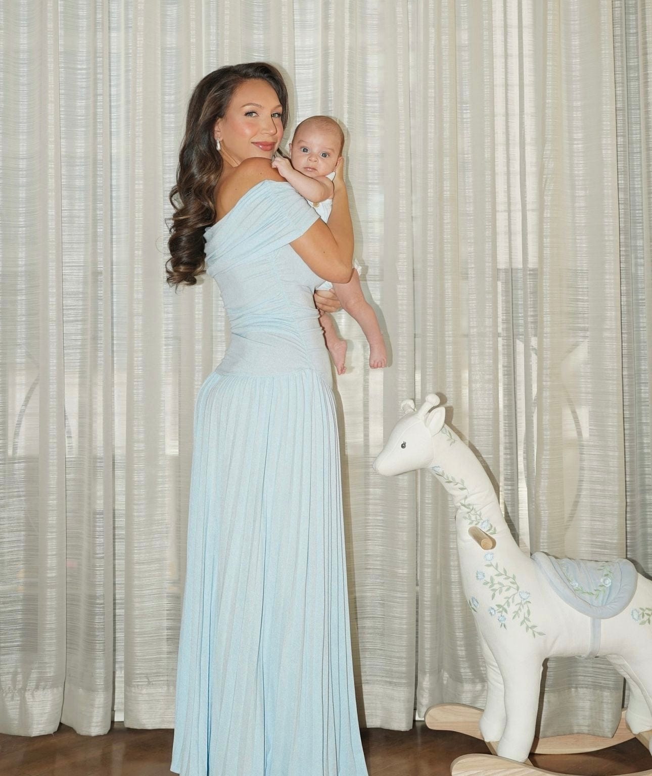 Field of Dreams Maxi Dress - Baby Blue