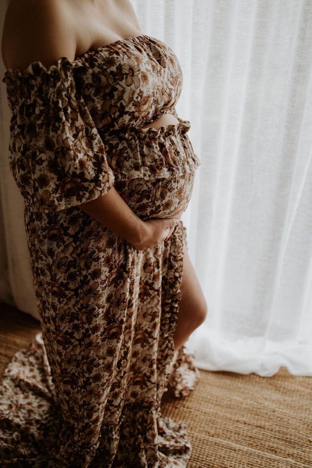 Hire In Bloom Two-Piece Maternity Photoshoot Set