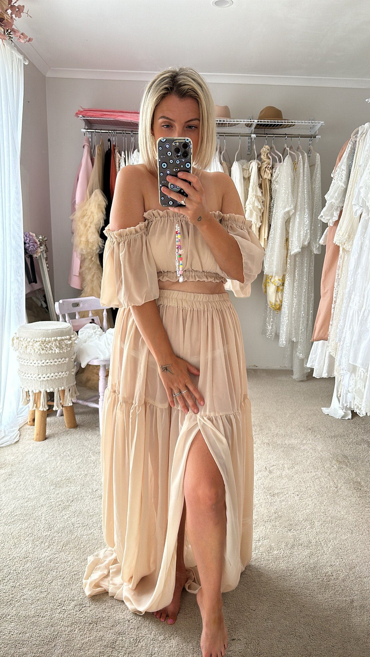 Dalia Two Piece Photoshoot Set - Maternity Photoshoot Dress - Photoshoot Dress - Elopement Dress