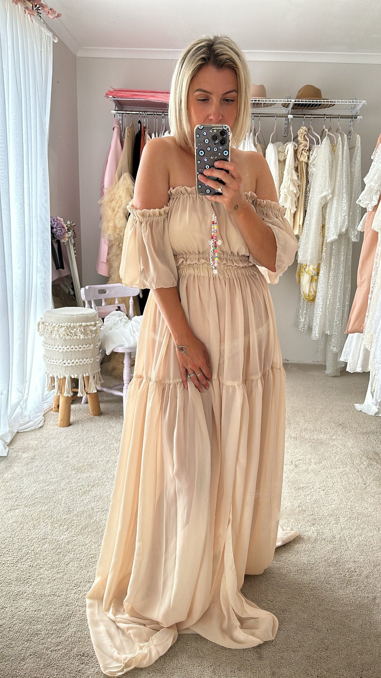 Dalia Two Piece Photoshoot Set - Maternity Photoshoot Dress - Photoshoot Dress - Elopement Dress