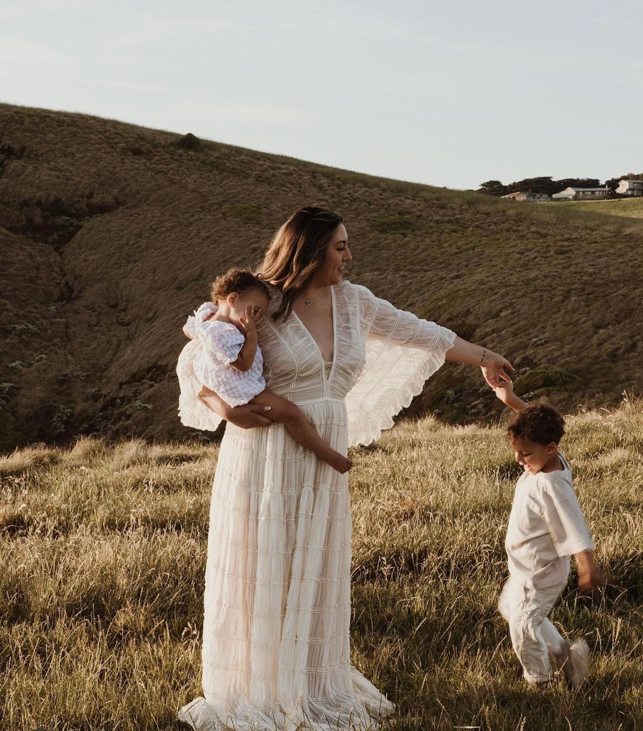 Wonderful Moments Gown - Maternity Photoshoot Dress - Elopement Dress