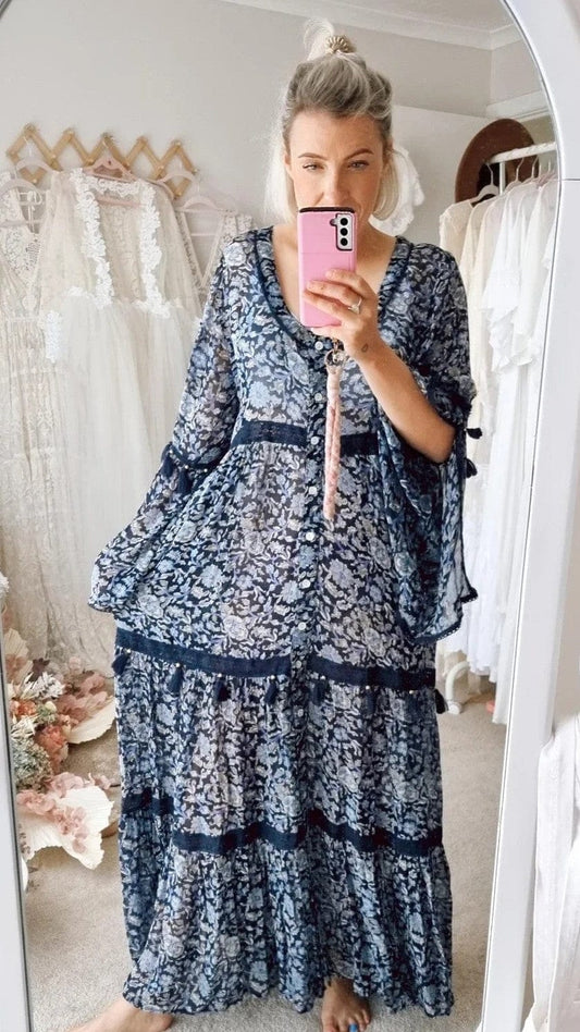 spell & the gypsy clementine mermaid maxi dress Spell Clementine Mermaid Dress